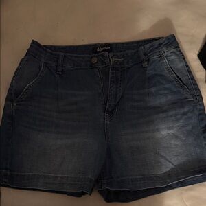 D. Jeans Women’s Dark Blue Jean Shorts
